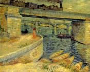 阿斯尼尔塞纳河上的桥 - 文森特·威廉·梵高